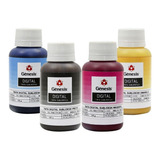 Kit 4 Cores Tinta Sublimática Gênesis 4x 100ml Sublidesk