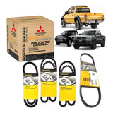 Kit 4 Correia Alternador L200 Hpe Sport Savana 2 5 03 A 2014
