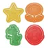 Kit 4 Cortador Marcador Super Mario Nintendo Pasta Cookie