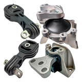 Kit 4 Coxim Motor Cambio Auto Crv 2007 2008 2009 2010 2011