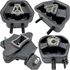 Kit 4 Coxim Motor Cambio Monza 82 83 84 85 86 87 88 89 90