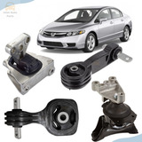 Kit 4 Coxins Motor New Civic 1.8 16v 2007 A 2011 Automático 