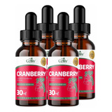 Kit 4 Cranberry Em Gotas Sabor