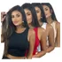 Kit 4 Cropped Blusa Alcinha Regata Suplex Básica Nadador