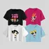 Kit 4 Cropped Blusinha Super Poderosas Treino Fofo Academia