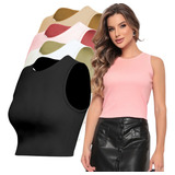 Kit 4 Cropped Feminino
