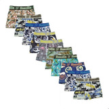 Kit 4 Cuecas Boxer Box Infantil Microfibra Cotton Conforto