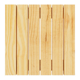 Kit 4 Deck Madeira Modular Varanda Jardim Vertical Decoração