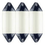 Kit 4 Defensa Náutica Defensa Em Pvc Linha F2 Barco Lancha