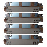 Kit 4 Defletores Inox Churrasqueira Gas Char broil Classic