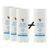 Kit 4 Desodorante Natural Aloe Vera Forever Sem Aluminio