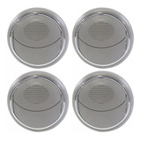 Kit 4 Difusor Ar Palio 12 18 Doblo 02 18 Cinza Aro Cromado