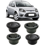 Kit 4 Difusor Saida De Ar Painel Ford Ka 08 09 A 2013 Preto