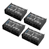 Kit 4 Direct Box Passivo Duplo Wdi 500 2 Casador Impedância