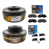 Kit 4 Disco Pastilha Dianteira Traseira Asx 2010 2011 2012