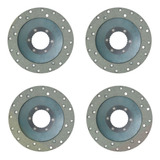 Kit 4 Discos Freio Seco 22cm Trator Massey 55x 65x 85x 95x