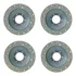 Kit 4 Discos Freio Seco 22cm Trator Massey Mf 265 275 Antigo