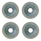 Kit 4 Discos Freio Seco 22cm Trator Massey Mf 265 275 Antigo