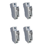 Kit 4 Dps Dispositivo Protetor De Surto 1 Polo 10 20ka 25ka