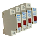 Kit 4 Dps Dispositivo Protetor De Surto 1 Polo 10 20ka