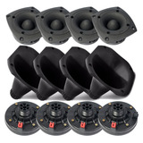 Kit 4 Driver 4 Cornetas 4 Super Tweeter Compet 1200w