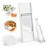 Kit 4 Em 1 Domeasy Descascador, Fatiador, Ralador E Boleador Mandoline Cortador De Legumes, Frutas, Saladas, Repolho, Cebola E Batatas - Utensílios De Cozinha