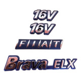 Kit 4 Emblema Fiat