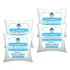 Kit 4 Enchimentos Refil Almofada 40x40 Fibra Siliconada 250g Cor Outro
