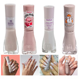 Kit 4 Esmalte Dailus Nude Básico Coleções Atacado Manicure