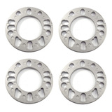 Kit 4 Espaçador De Roda Universal Multifuros 6mm Espessura