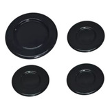 Kit 4 Espalhador Do Queimador Tampa Continental Cooktop