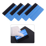 Kit 4 Espátula Insulfilm Envelopamento Vinil Cartão Feltro