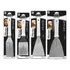 Kit 4 Espátulas Inox Lanche Reta E Curva Chapeiro E Cozinha