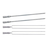 Kit 4 Espetos De Alumínio 80cm Churrasco Churrasqueira Bbq