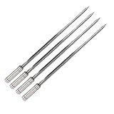Kit 4 Espetos Espada Inox 40cm Para Churrasco Resistente