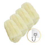 Kit 4 Esponja Bucha Vegetal Natural Fina Banho Esfoliação