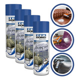 Kit 4 Espuma Limpa Tudo 400ml Couro Estofado Sofá Tekbond
