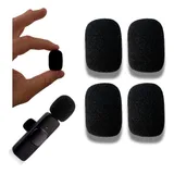 Kit 4 Espumas Microfone
