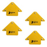 Kit 4 Esquadro Magnetico Solda 12 Kg Soldador Serralheiro
