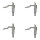 Kit 4 Excêntrico Reparo Maçaneta Interna Porta Vectra 2006 