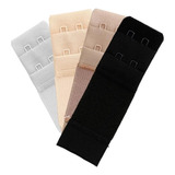 Kit 4 Extensor De Sutia Com Elastico 2 Ganchos Marak 4 Cores