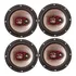 Kit 4 Falantes Bravox 6 200w Rms Fiat Idea Stilo Siena