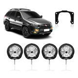 Kit 4 Farol Milha