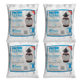 Kit 4 Filter Clean Filtrante P Filtro Piscina 100kg Areia