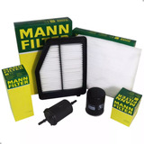 Kit 4 Filtro Revisão Civic 1 8 2 0 16v 2012 A 2016 Mann Orig