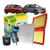 Kit 4 Filtro Revisão Nivus T cross 1 0 Turbo Tsi 12v 2019 