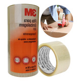 Kit 4 Fita Adesiva Para Embalagem 3m Transparente 48mm X 50m