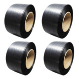 Kit 4 Fitas De Arquear Phoenix 10x0 65 Preta Promoção