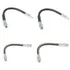 Kit 4 Flexivel Freio Fiat 147 Traseiro E Dianteiro Ano 76/88
