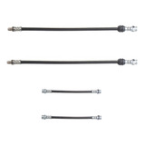 Kit 4 Flexivel Freio Fiat Tipo 1993 1997 Traseiro E Diantei